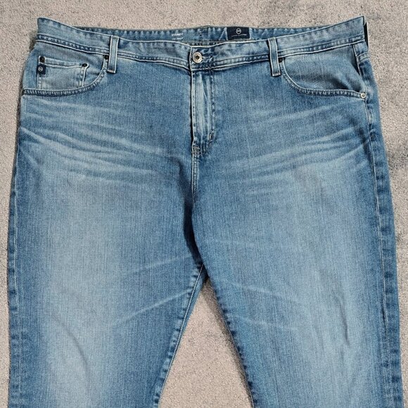 Adriano Goldschmied Everett Slim Straight Medium Wash Jeans 44x32 - Picture 4 of 8